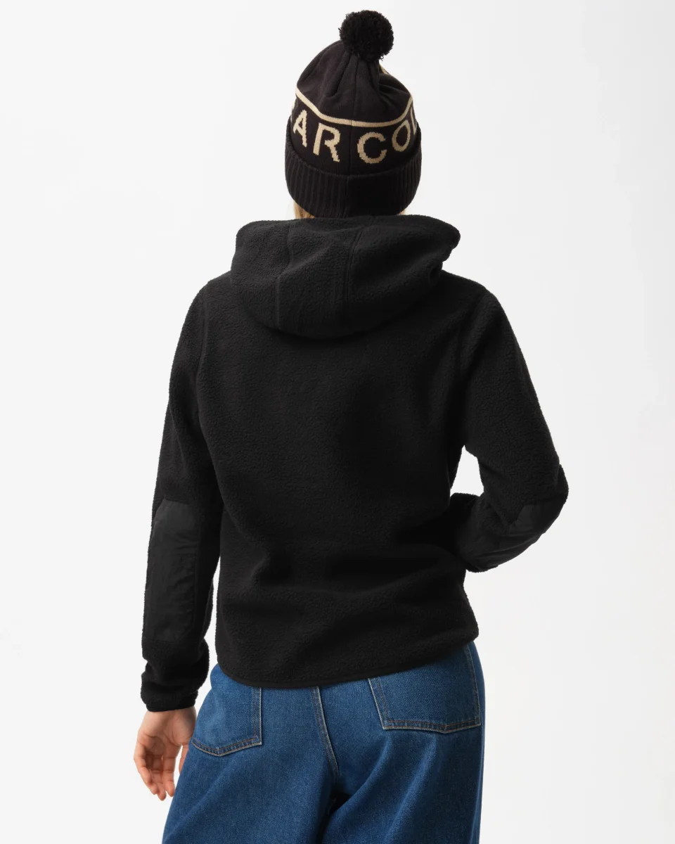 Teddy Fleece Hood - Svart - Bild 4