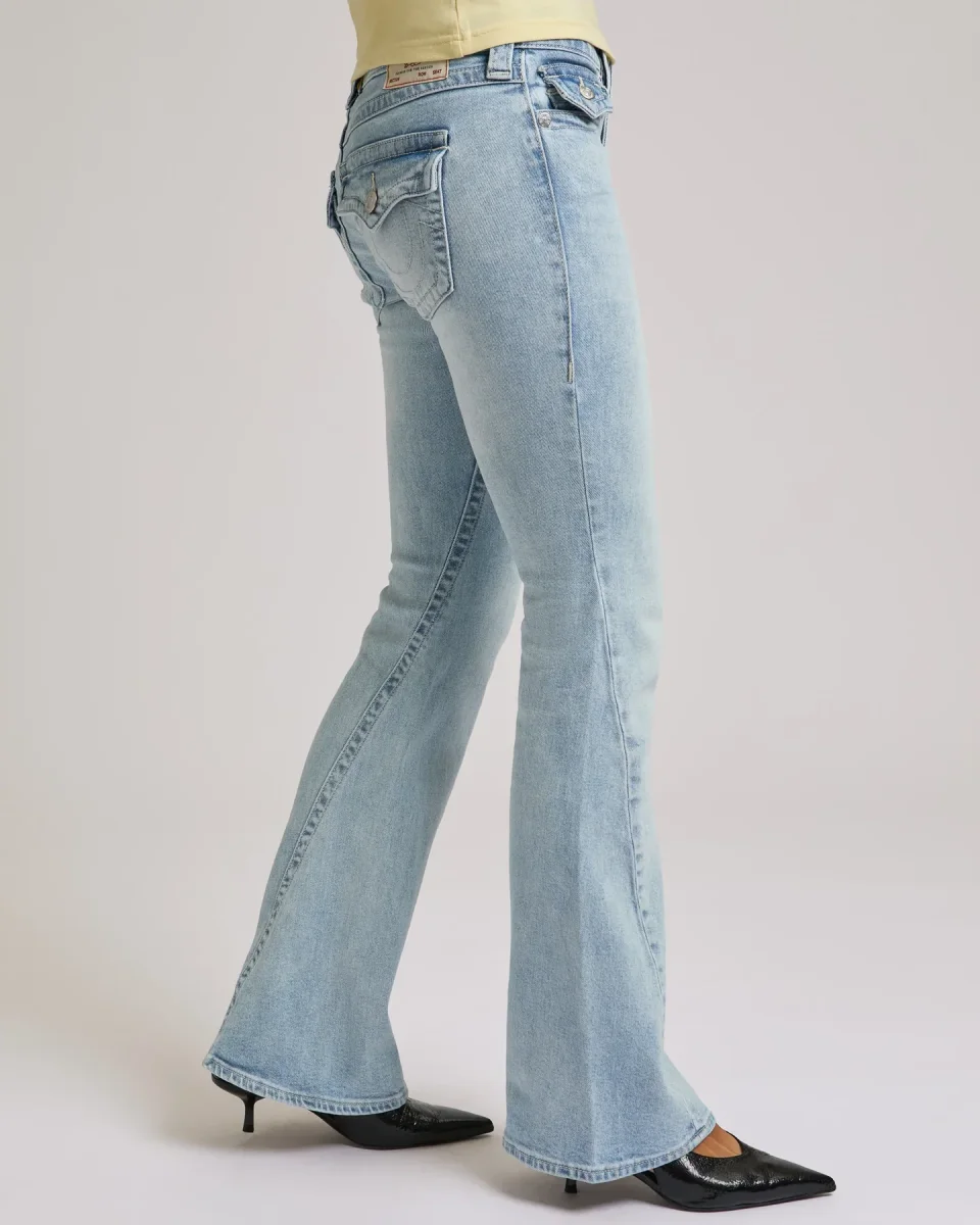 True Religion jeans - Joey Low Rise Flare Flap Serene Meadows - Bild 2