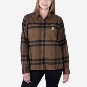 Carhartt flanellrutig skjorta för kvinnor