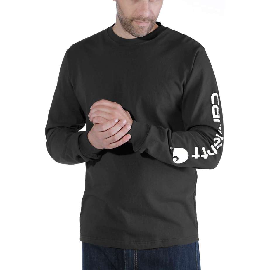 Carhartt långärmad t-shirt med ärmtryck - Bild 2