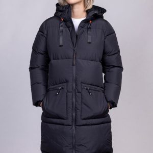 IRIS LONG COAT BLACK