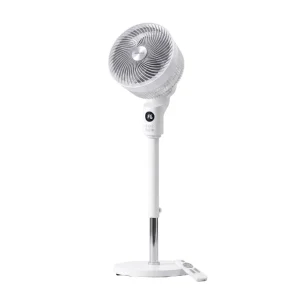 Ståvifta - Justerbar ABS-vifta med 3D-oscillation och fjärrkontroll