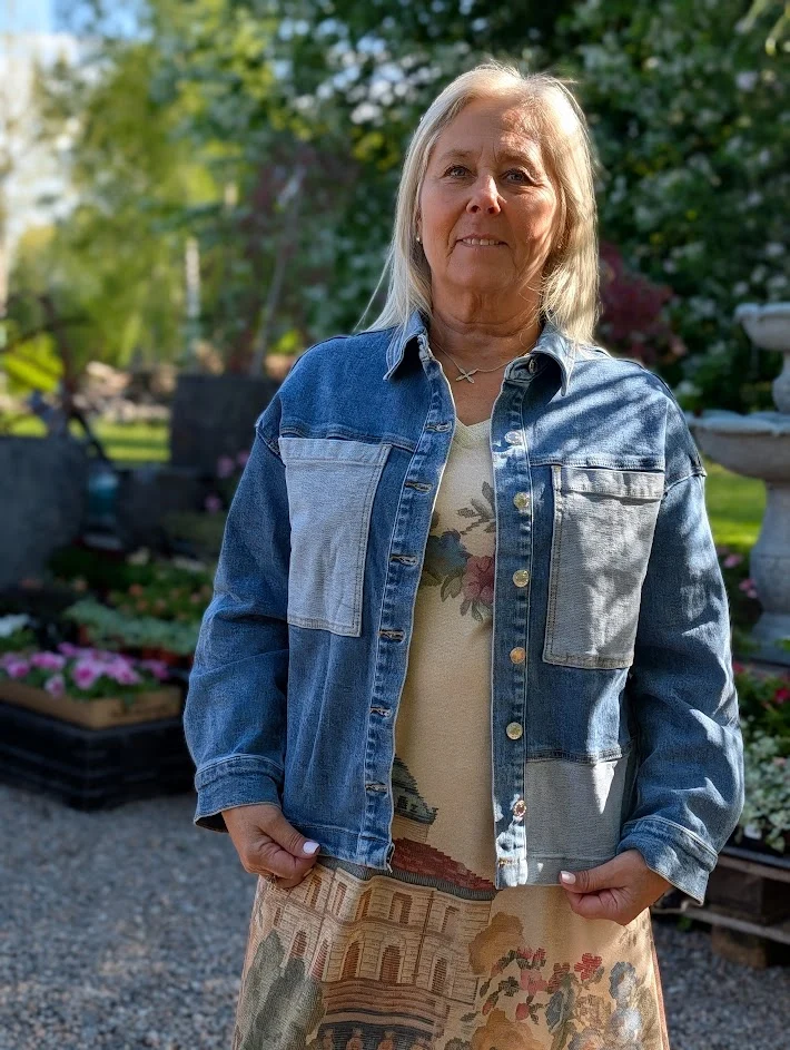 Jeansjacka, med ljusa fickor, Marta - Bild 3