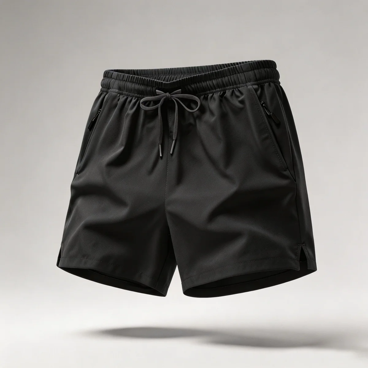 Herr Shorts – Elastisk Resårlinning – Dragkedjefickor – Sport och Strand - Bild 8