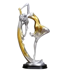 Resin Dansar Skulptur – Borddekoration Figur