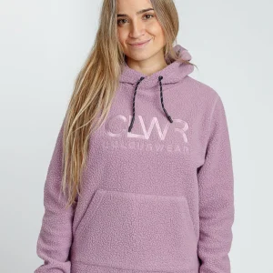 Teddy Fleece Hood - Ljuslila