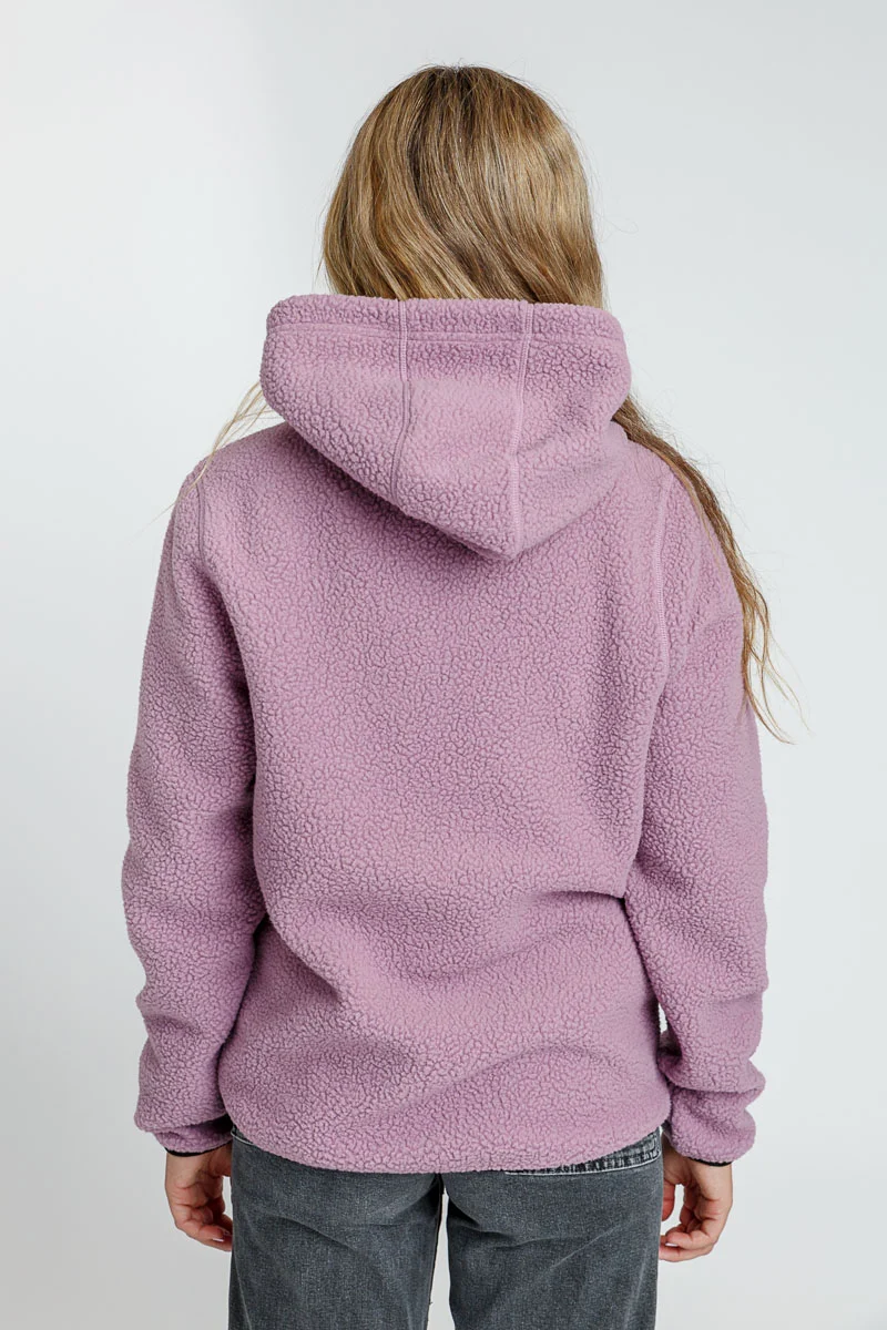 Teddy Fleece Hood - Ljuslila - Bild 3