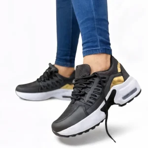 Dam Sneakers – Synlig Luftkudde – Snörning – Vardagsskor