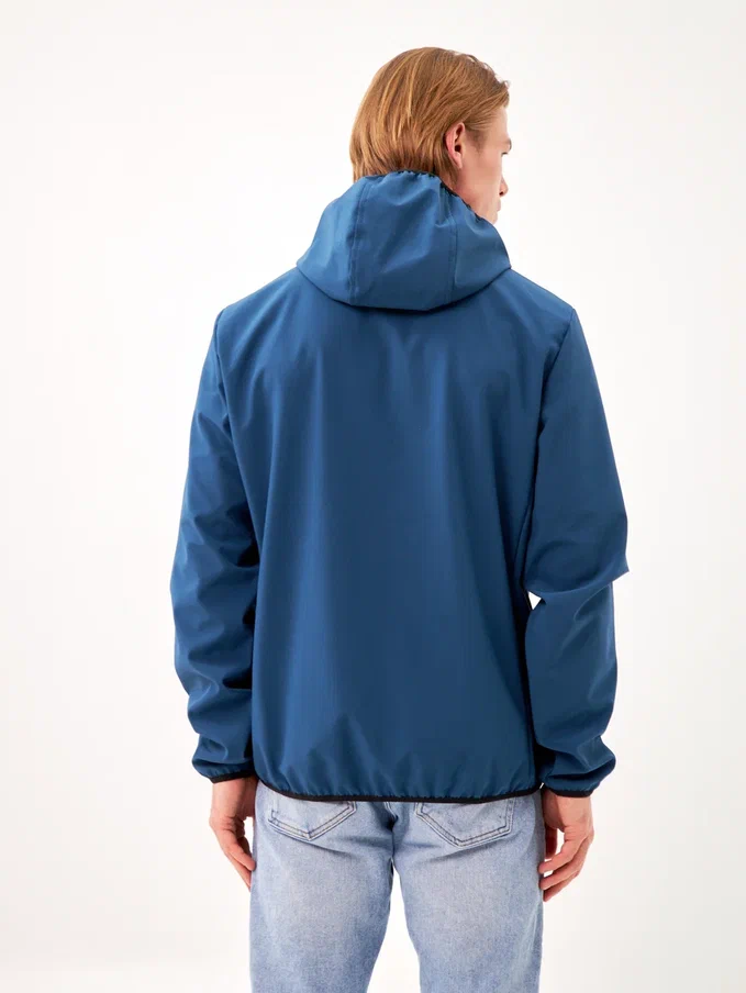 LIGHTWAVE HYBRID HOOD DK DENIM - Bild 4