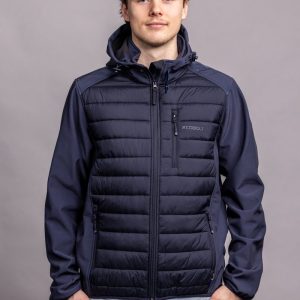 SANDVIKEN HYBRID HOOD NAVY
