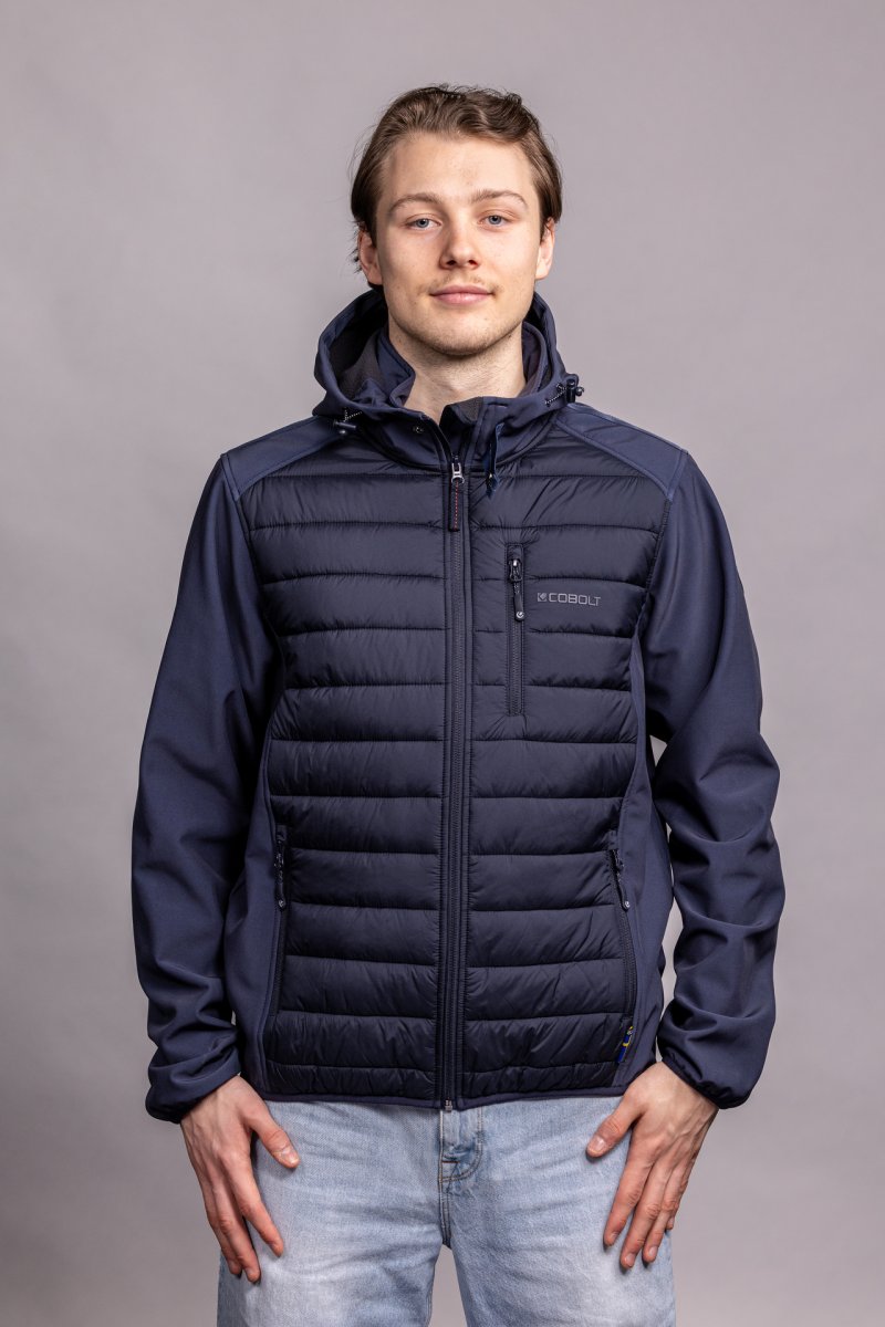 SANDVIKEN HYBRID HOOD NAVY - Bild 2