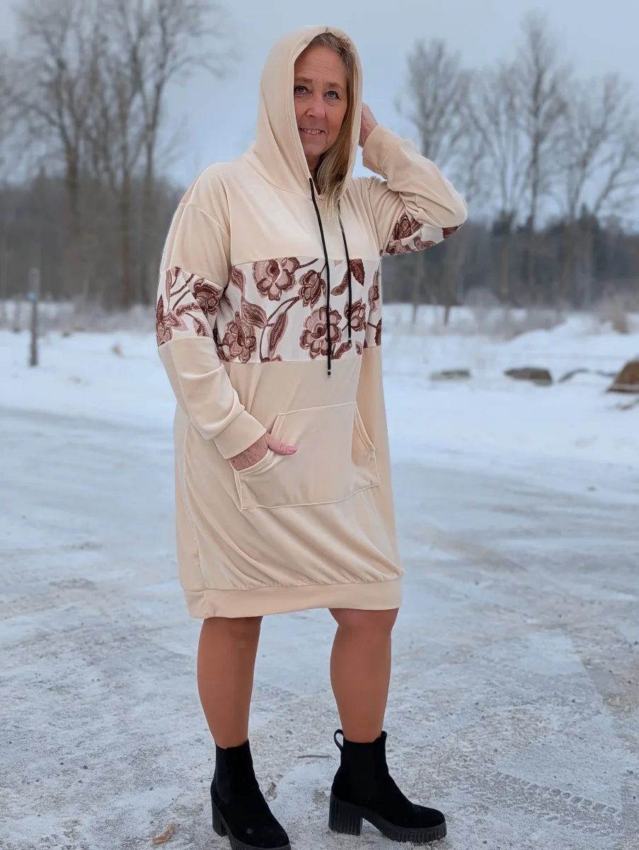 Klänning, 'Emily' i velour, Camicia - Bild 2