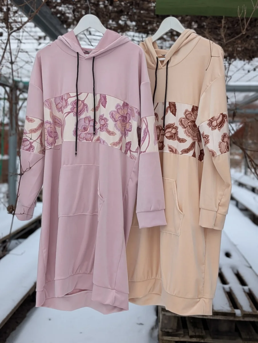 Klänning, 'Emily' i velour, Camicia - Bild 3