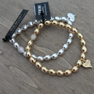 Armband med ovala pärlor, Gemini