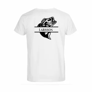 T-shirt Monogram Rygg Fiske